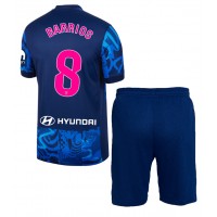 Atletico Madrid Pablo Barrios #8 3rd trikot Kinder 2024-25 Kurzarm (+ Kurze Hosen)